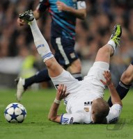 Fussball CHL  Saison 2010/2011:  Karim Benzema (Real Madrid)