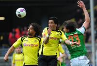 FUSSBALL, 1. BUNDESLIGA, 29. Spieltag: Dortmund - Bremen