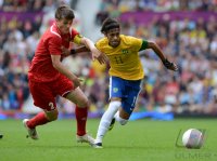 FUSSBALL Olympia 2012 Maenner: Brasilien - Weissrussland