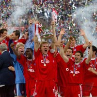 FUSSBALL CHAMPIONSLEAGUE FINALE 2000/2001:  JUBEL FC Bayern Muenchen