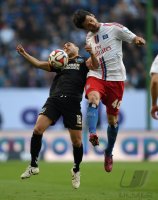 Fussball, 1. Bundesliga  Saison 2014/2015, Relegation: Hamburger SV - Karlsruher SV