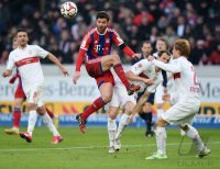 Fussball 1. Bundesliga Saison 14/15: VfB Stuttgart - FC Bayern Muenchen