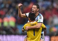 FUSSBALL WM 2014, HALBFINALE: Niederlande - Argentinien