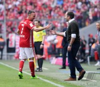 Fussball 1. Bundesliga Saison 2016/2017: FC Bayern Muenchen - Eintracht Frankfurt