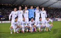 Fussball International  Play Off, Slowenien TEAMFOTO