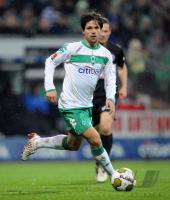 FUSSBALL 1. BUNDESLIGA: Bremen, DIEGO Einzelaktion