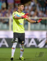 FUSSBALL SERIE A 2013/2014: Torwart Mariano Andujar (AC Florenz)