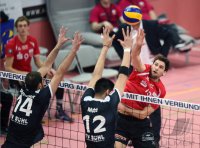 Volleyball  1. Bundesliga  14/15:  TV Rottenburg - TV Ingersoll Buehl