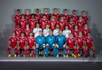 Fussball 1. Bundesliga 2013/2014:  Fototermin beim  FC Bayern Muenchen
