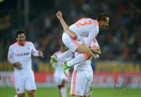 Fussball 1. Bundesliga  Saison 2012/2012: JUBEL FC Bayern Muenchen