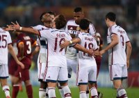 Fussball CHL  Saison 2014/2015: AS Rom - FC Bayern Muenchen