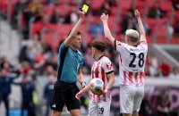 Fussball 1. Bundesliga  Saison  2025/2026  28. Spieltag SC Freiburg - FC Bayern Muenchen