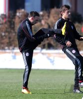 Fussball 1. Bundesliga : Training beim FC Bayern Muenchen
