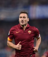 FUSSBALL SERIE A 2014/2015:  Francesco Totti (AS Rom)