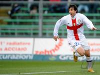 FUSSBALL SERIE A:  JUBEL von Diego Milito  (Inter)