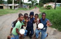 Fussball im Armenviertel Umlazi bei Durban