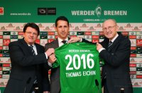 Fussball, 1. Bundesliga, Saison 12/13: Werder Bremen praesentiert Thomas Eichin als neuen Geschaeftsfuehrer Sport