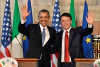 Staatsbesuch; US-Praesident Barack Obama trifft den ITA Ministerpraesidenten Matteo Renzi