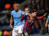 Fussball International CHL Saison 13/14: Manchester City - FC Barcelona