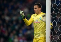 Fussball, 1. Bundesliga  Saison 2013/2014: SV Werder Bremen - FC Bayern Muenchen