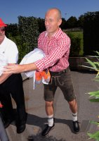 Fussball 1. Bundesliga, Saison 2012/2013:  FC Bayern Muenchen Lederhosen Termin