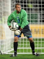 Fussball International  U 21 Laenderspiel:  Torwart Tino Divkovic (Bosnien und Herzegowina)