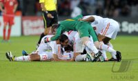 Fussball U21-EURO 2011 FINALE:  JUBEL nach dem SIEG Spanien