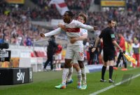 Fussball  1. Bundesliga  13/14: JUBEL VfB Stuttgart