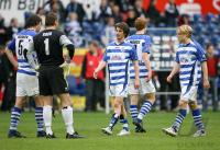 Fussball 1. Bundesliga: Duisburg - Hamburg, MSV enttaeuscht