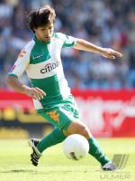 Fussball 1. Bundesliga: Werder, DIEGO Einzelaktion