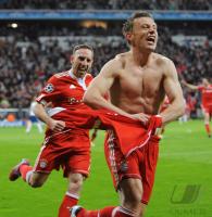 FUSSBALL  International CHL 09/10 :  FC Bayern  Muenchen  - Manchester United