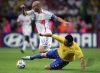 Fussball WM 2006: Brasilien - Frankreich ; Brasil - France