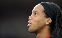 FUSSBALL INTERNATIONAL: AC Mailand - Lazio Rom, RONALDINHO