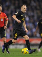 FUSSBALL International Primera Division 11/12: Andres Iniesta (Barca)