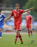FUSSBALL 1. Bundesliga 13/14: Thomas Mueller (FC Bayern Muenchen)