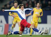 Fussball 1. Bundesliga: HSV, LAUTH Einzelaktion am Ball