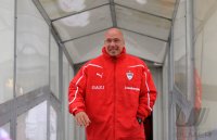 Fussball 3. Bundesliga:  Trainer Juergen Seeberger (Stuttgart II)
