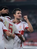 FUSSBALL  UEFA Europa League  10/11:  JUBEL Zdravko Kuzmanovic  (VfB Stuttgart)