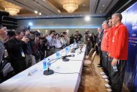 Fussball International  Club WM Pressekonferenz Al Ahly