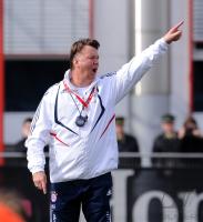 Fussball 1. Bundesliga : Trainer Louis van Gaal (FCB)