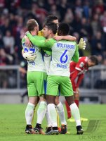 Fussball 1. Bundesliga Saison 17/18: FC Bayern Muenchen - VfL Wolfsburg