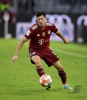 Fussball 1. Bundesliga Saison 21/22: FC Bayern Muenchen -  Hertha BSC Berlin