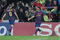 FUSSBALL  International CHL 09/10 :  JUBEL MESSI (FC Barcelona )