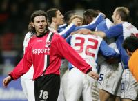 Fussball 1. Bundesliga: Frankfurt - Hamburg, AMANATIDIS enttaeuscht