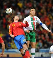 FUSSBALL WM 2010, ACHTELFINALE: Spanien - Portugal