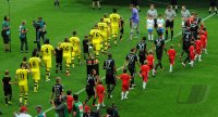 Fussball 1. Bundesliga, Supercup: FC Bayern Muenchen - Borussia Dortmund