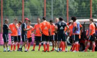 Fussball 1. Bundesliga 12/13: Training beim FC Bayern Muenchen