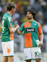 Fussball, 1. Bundesliga: Werder, BOROWSKI und DIEGO