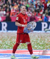 Fussball, 1. Bundesliga  Saison 14/15: JUBEL FC Bayern Muenchen