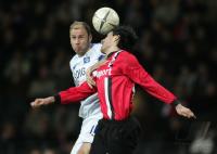 Fussball 1. Bundesliga: Frankfurt - Hamburg, Zweikampf